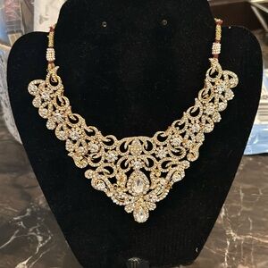 Gold color necklace